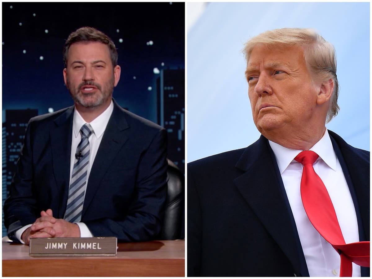 Jimmy Kimmel pokes fun at Trump after former president attacks latest